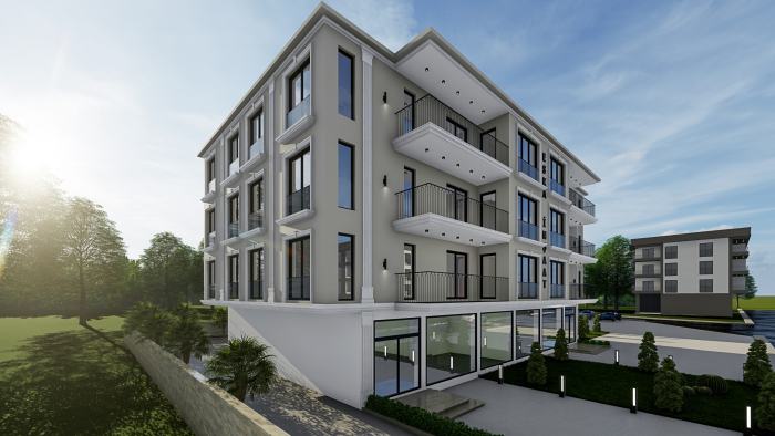 Kemalpaşa 12 Daire Yeni Başlayan Proje peyzaj ve sosyal yaşam alanı (3/9)